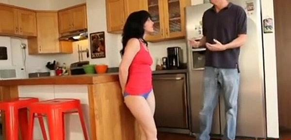  Step Dad Fucks in the Kitchen, Free Babe Porn d4 - abuserporn.com